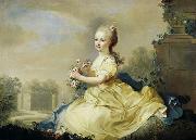 Portrait of Maria Josepha Hermengilde, princess of Liechtenstein later Esterhazy unknow artist